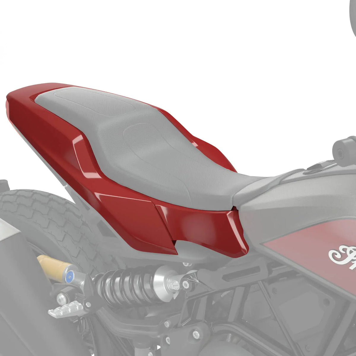 Tracker Seat Base Cowl, Indian Motorcycle® Red - image 5 of 5