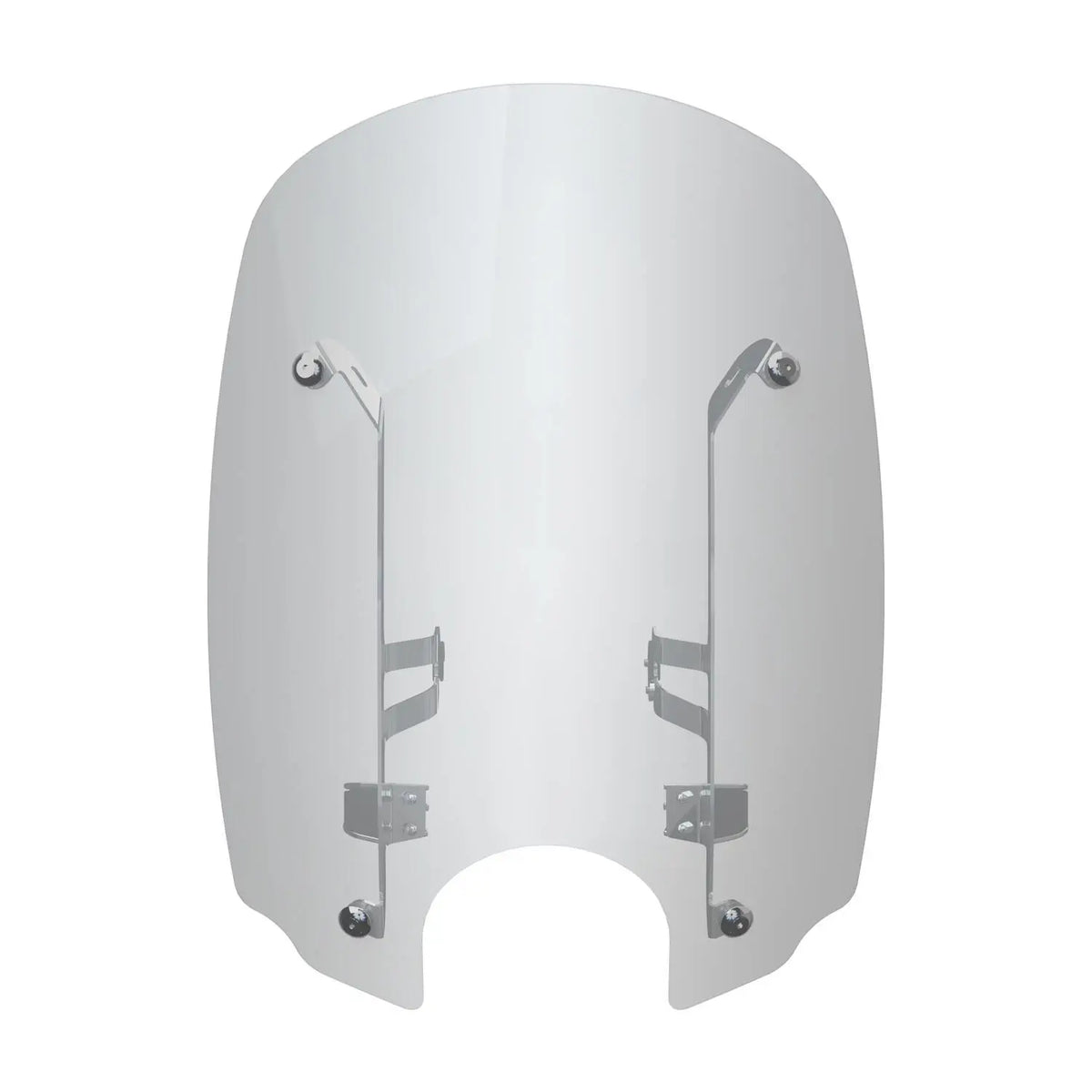 Polycarbonate 21 in. Quick Release Windshield, Chrome - image 1 of 4