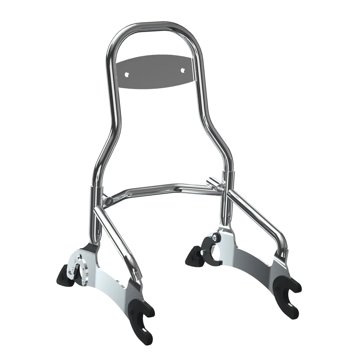 12 in. Universal Quick Release Passenger Backrest, Chrome - image 1 of 7