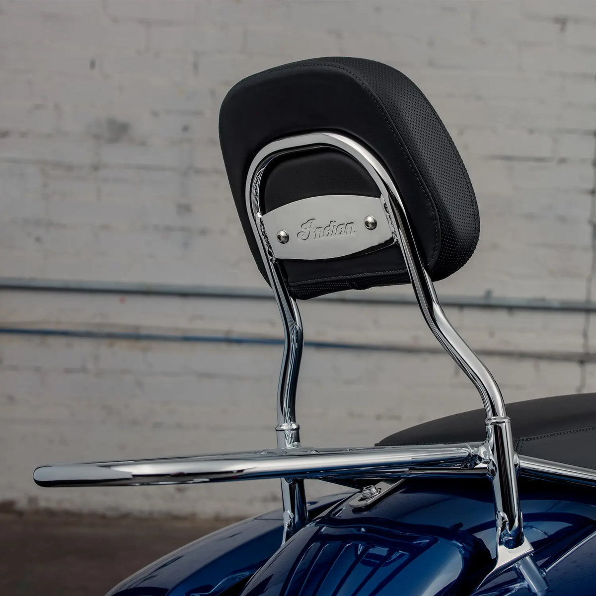 12 in. Universal Quick Release Passenger Backrest, Chrome - image 6 of 7