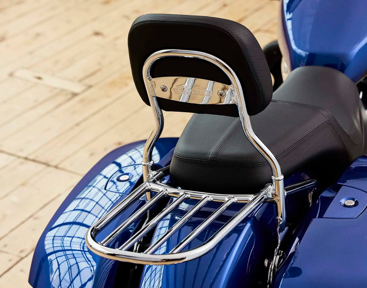 12 in. Universal Quick Release Passenger Backrest, Chrome - image 7 of 7