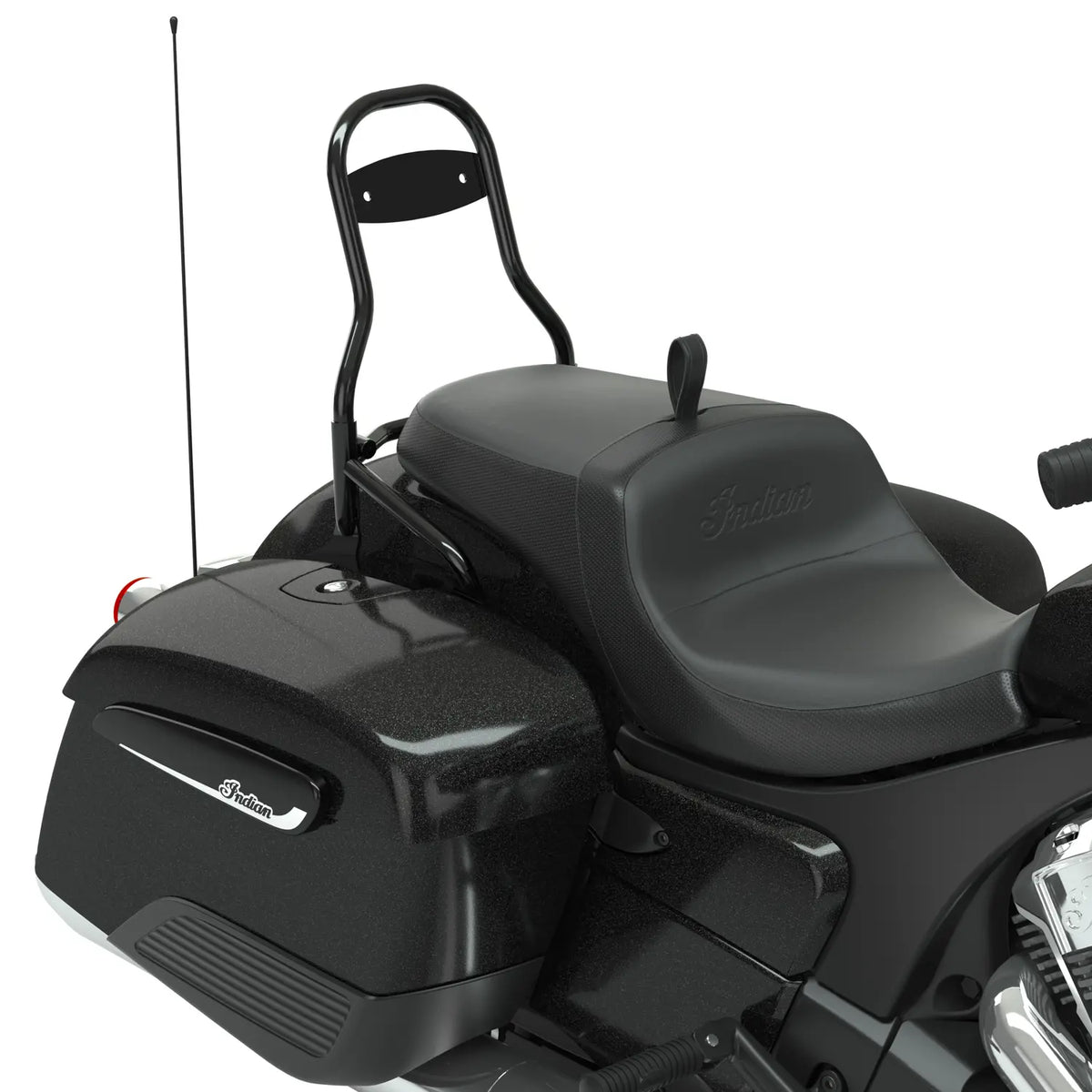 12 in. Universal Quick Release Passenger Backrest, Thunder Black - image 2 of 6