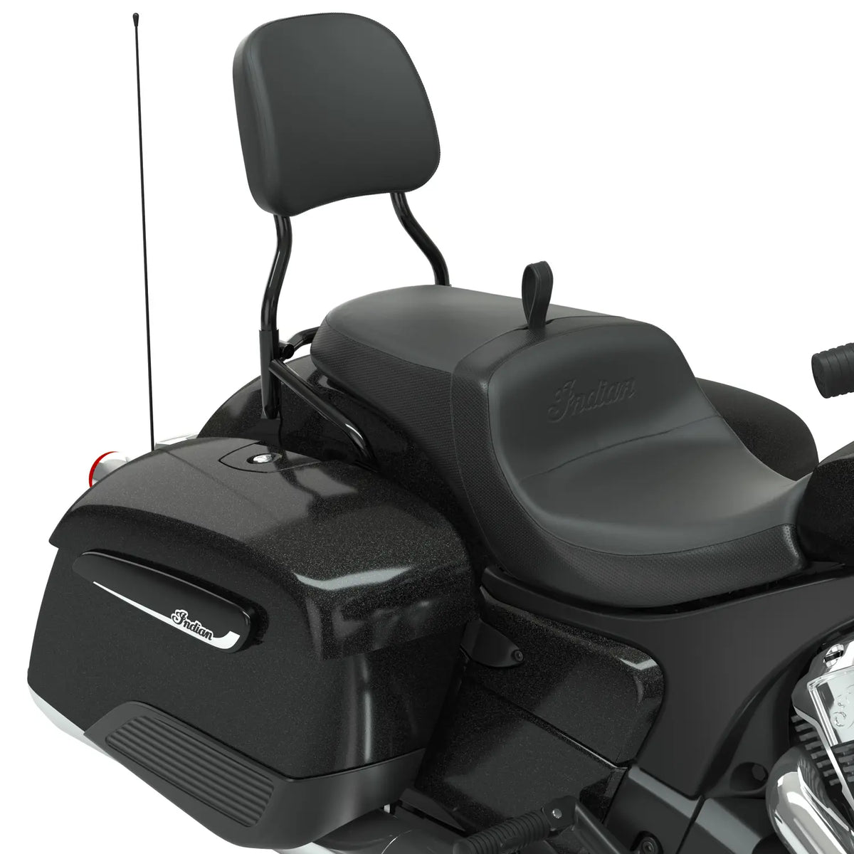 12 in. Universal Quick Release Passenger Backrest, Thunder Black - image 3 of 6