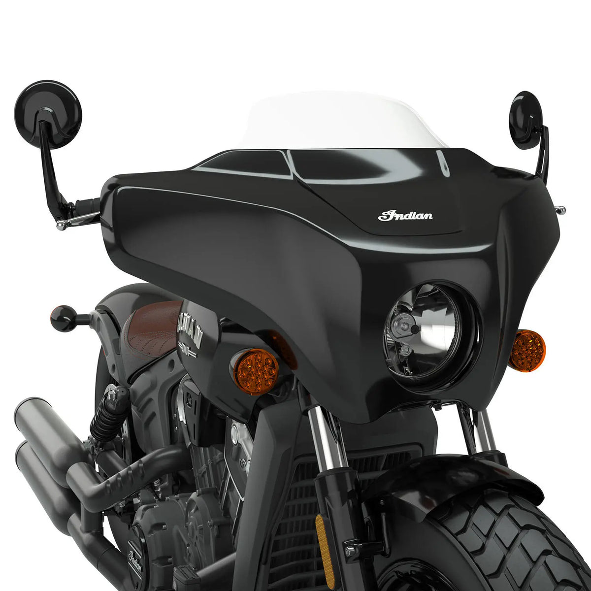 Polycarbonate 5 in. Windshield for Quick Release Fairing, Tinted - image 3 of 5