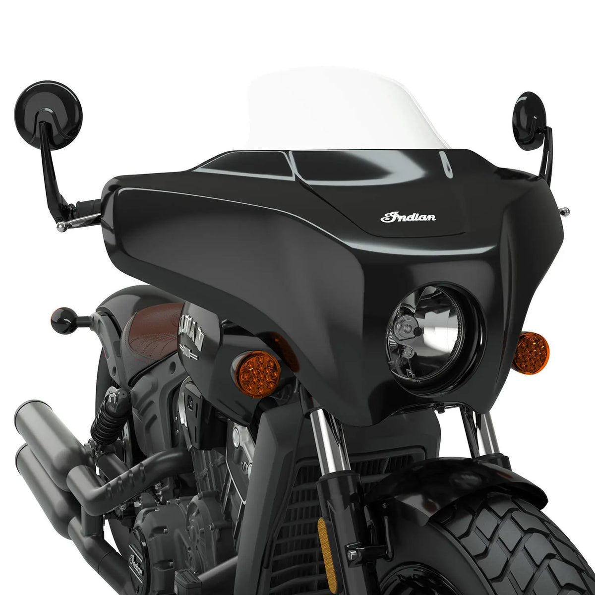 Polycarbonate 7 in. Windshield for Quick Release Fairing, Tinted - image 3 of 4