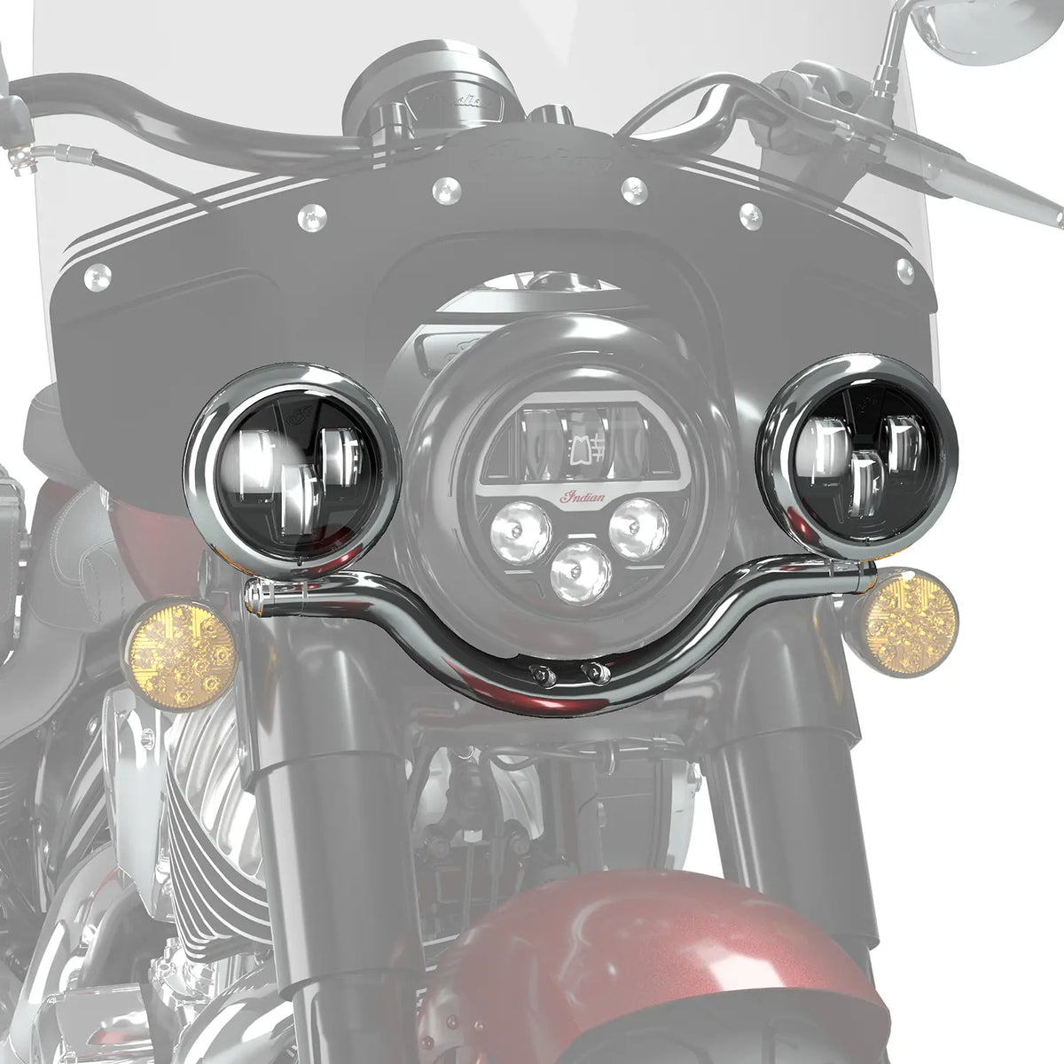 Pathfinder S Driving Light Mount, Chrome - image 3 of 3