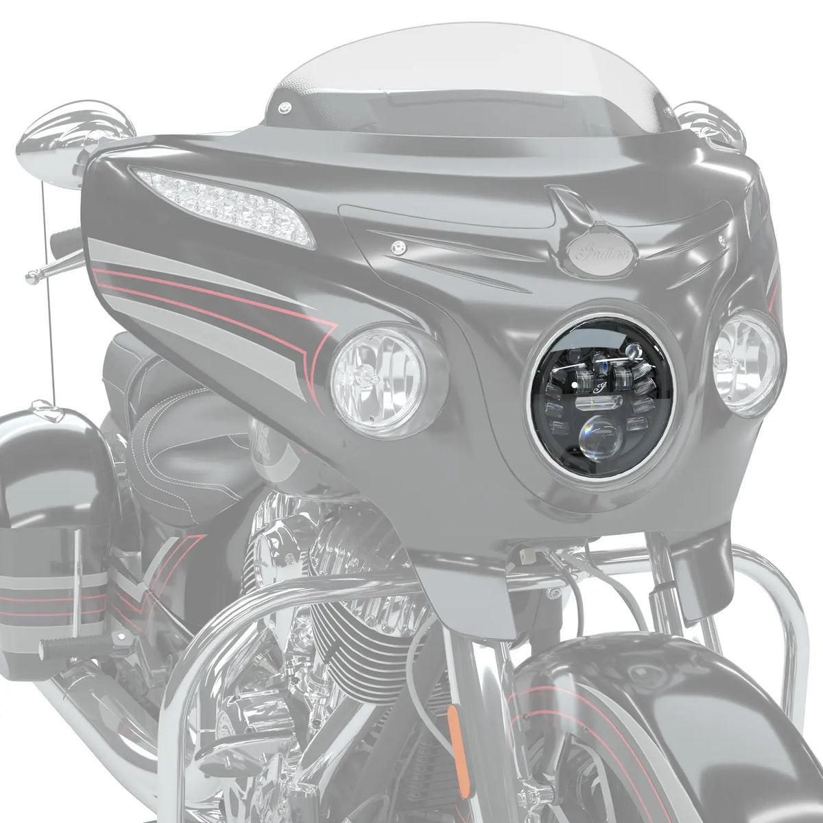 Pathfinder Adaptive LED Headlight, Black - image 3 of 3
