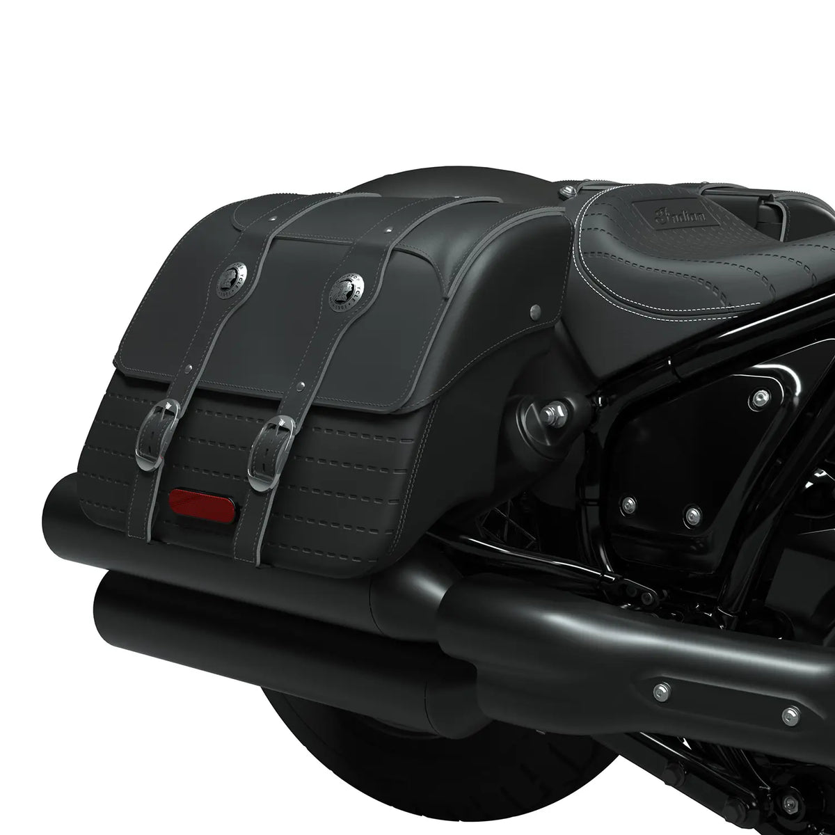 All-Weather Vinyl Saddlebags, Black - image 3 of 4