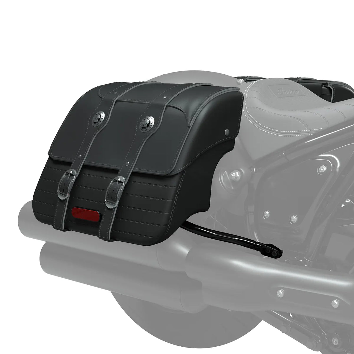All-Weather Vinyl Saddlebags, Black - image 2 of 4