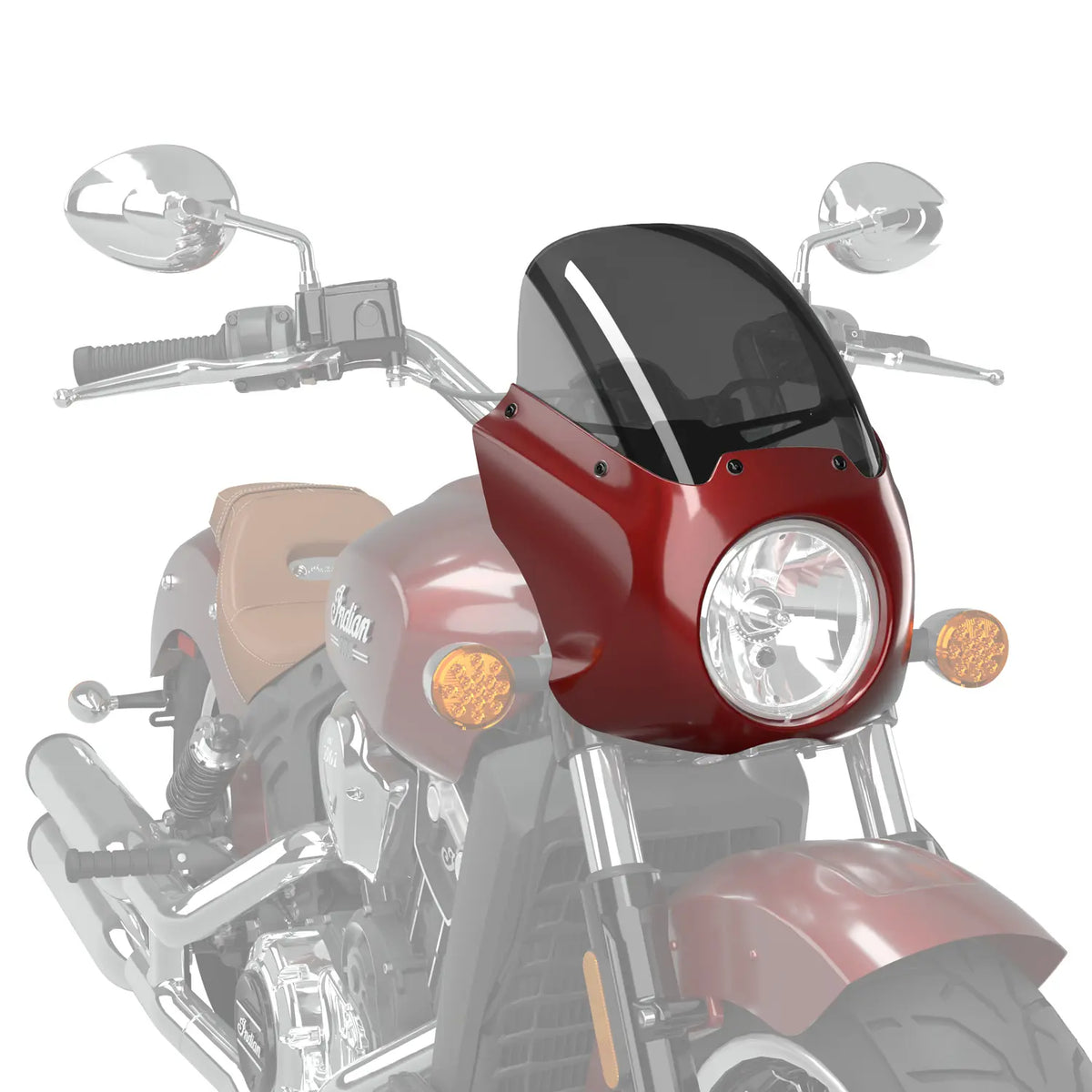 Quarter Fairing, Maroon Metallic - image 2 of 3