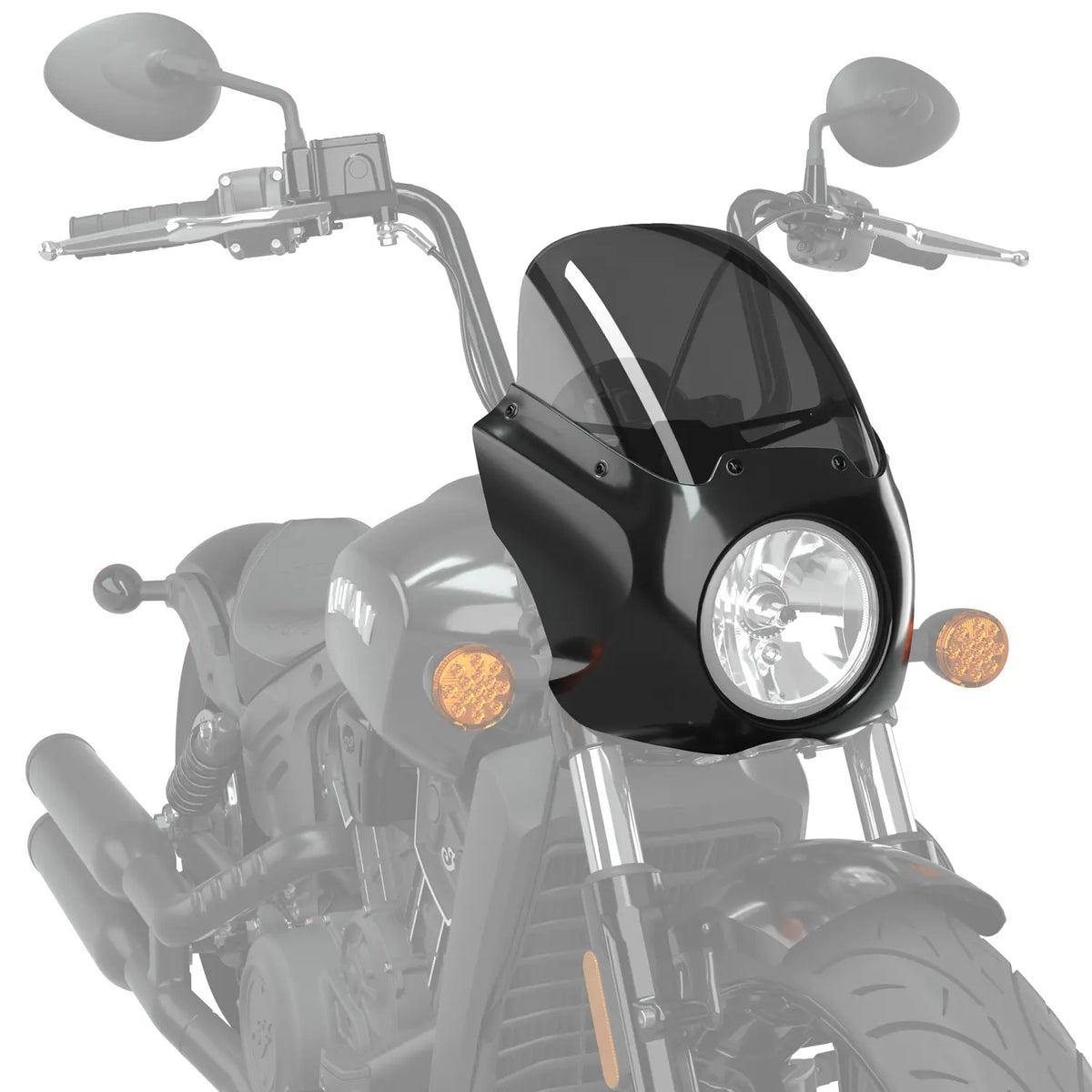 Quarter Fairing, Black Metallic - image 2 of 3