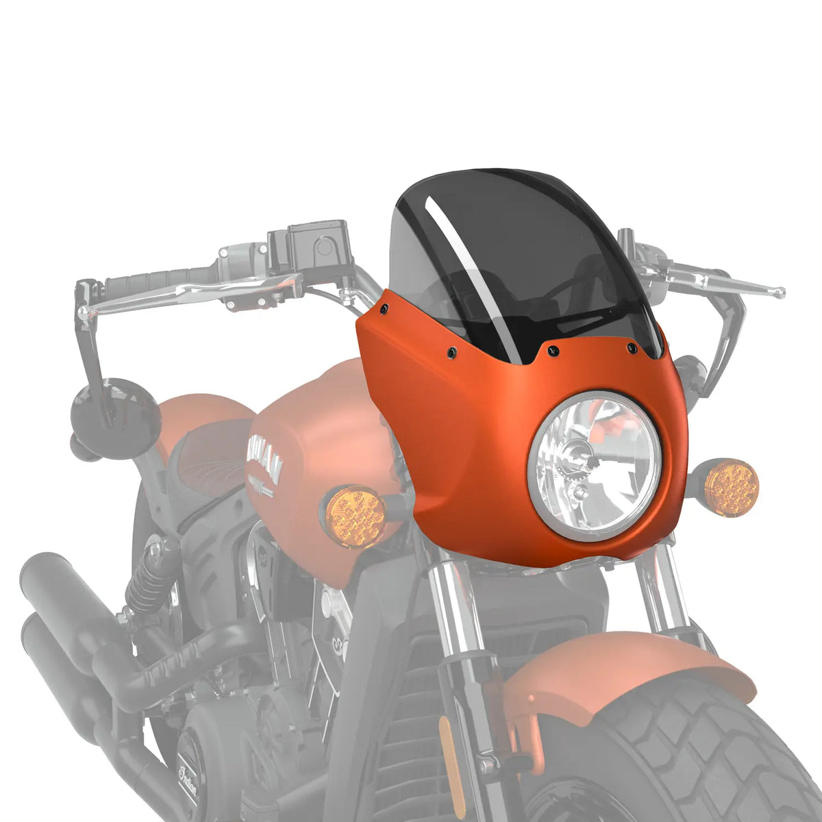 Quarter Fairing, Burnt Orange Metallic Smoke - image 3 of 3
