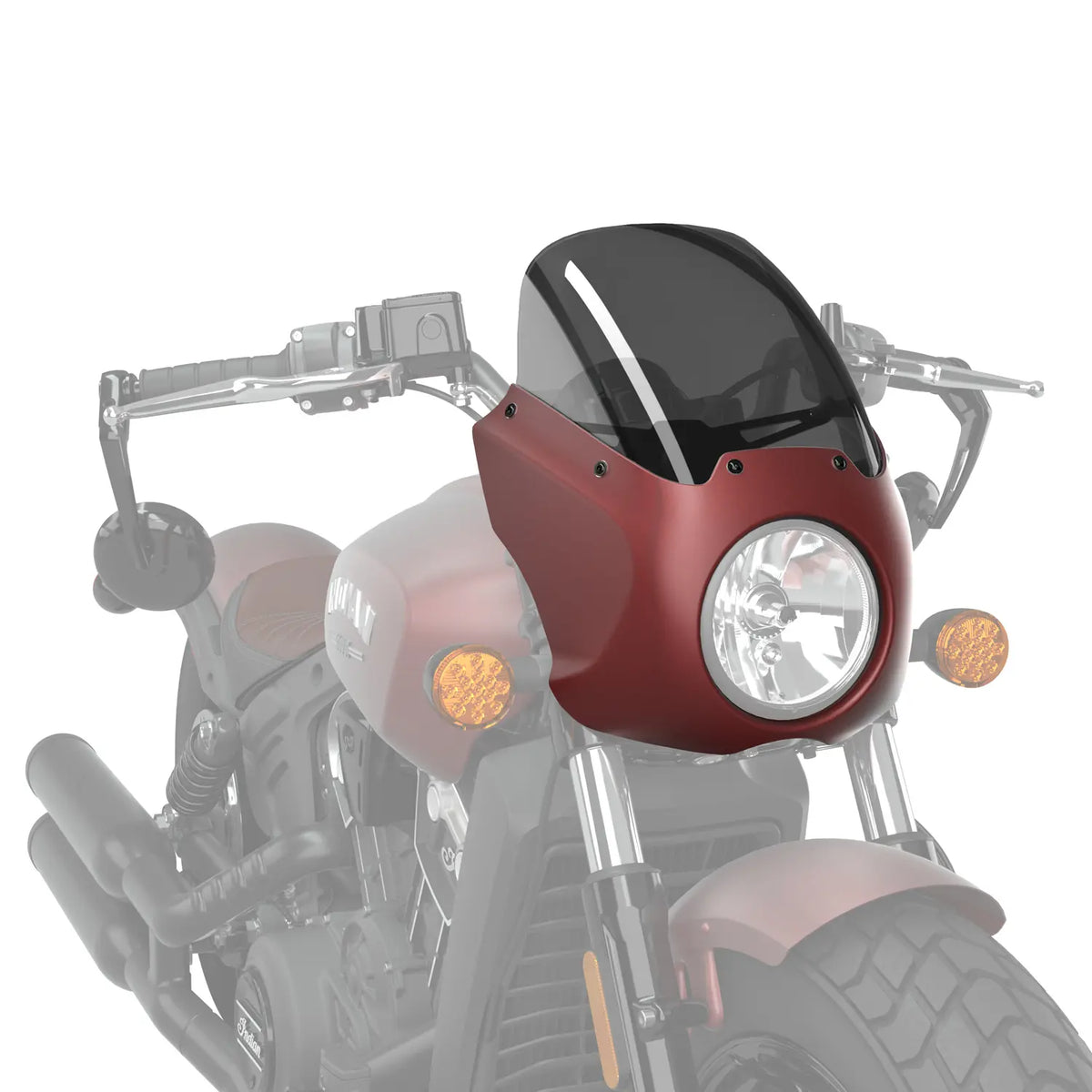 Quarter Fairing, Maroon Metallic Smoke - image 2 of 3
