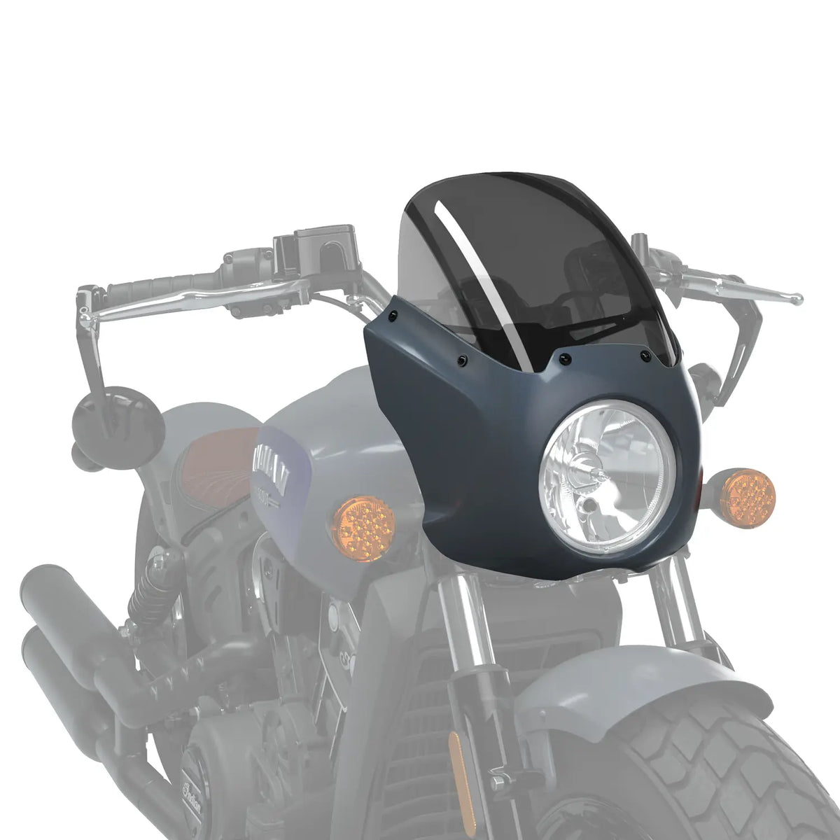 Quarter Fairing, Stealth Gray Azure Crystal - image 3 of 3