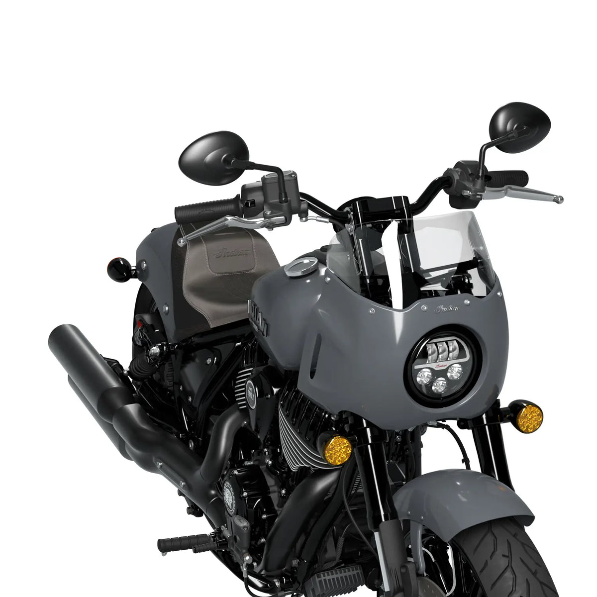 Chief Quarter Fairing Low Flared Wind Deflector, Clear - image 3 of 4