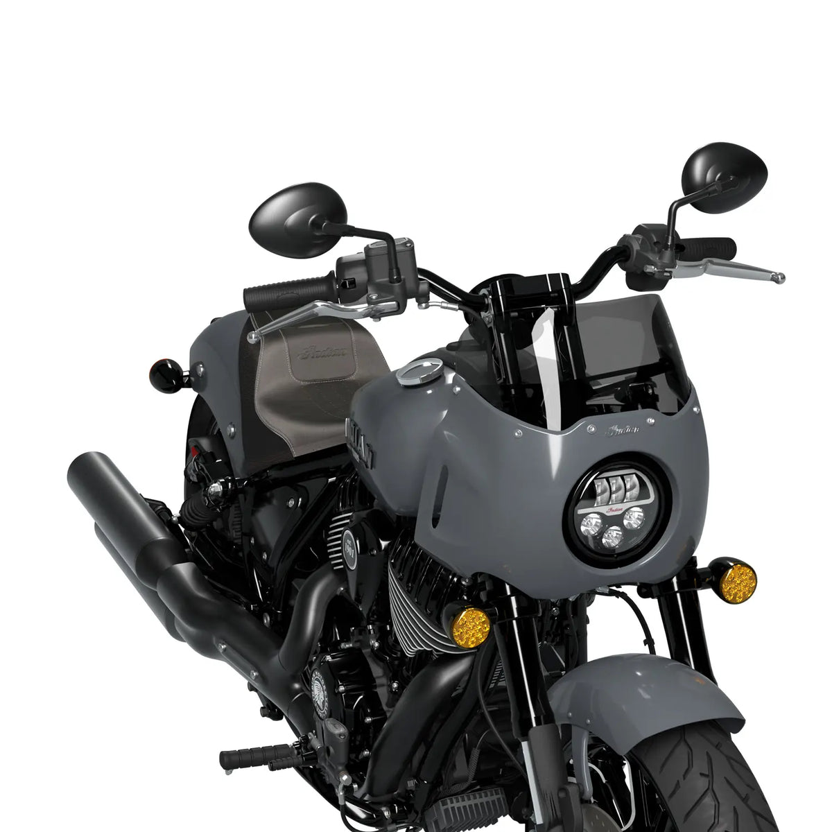 Chief Quarter Fairing Low Flared Wind Deflector, Tinted - image 3 of 4