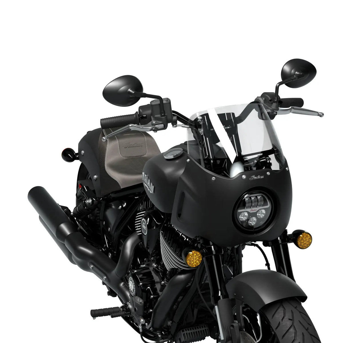 Chief Quarter Fairing Mid Flared Wind Deflector, Clear - image 3 of 4