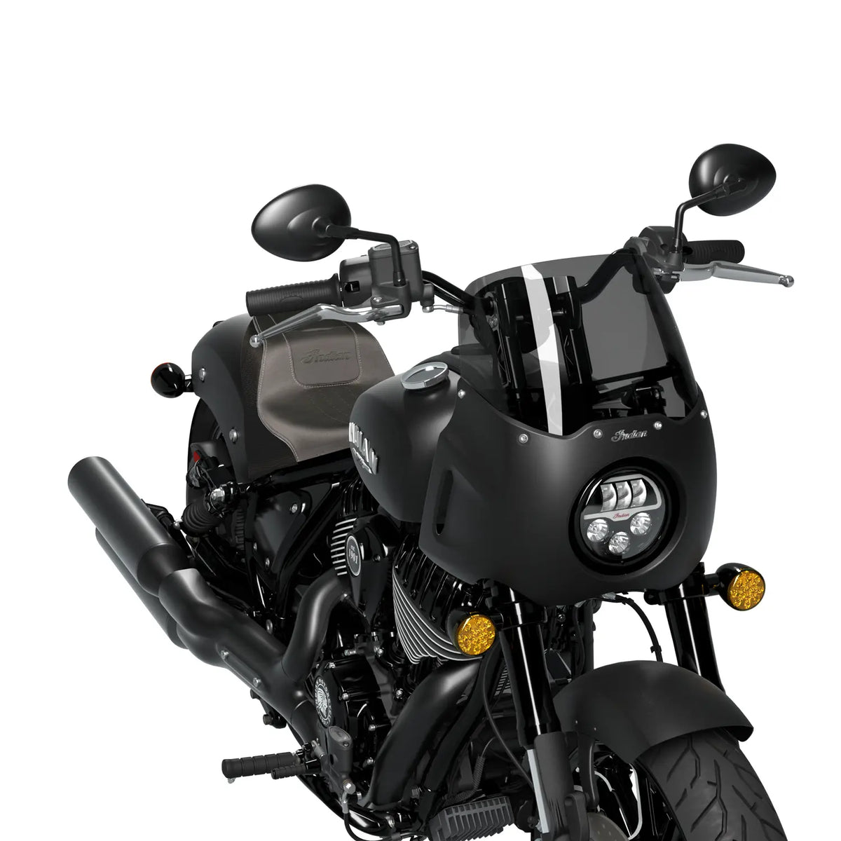 Chief Quarter Fairing Mid Flared Wind Deflector, Tinted - image 3 of 4