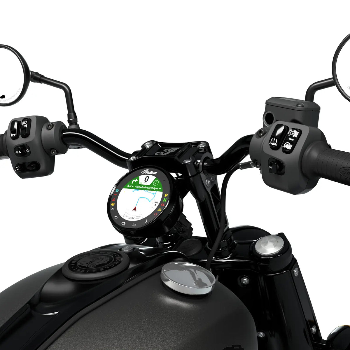 6” Moto Handlebar Risers, Black - image 2 of 3