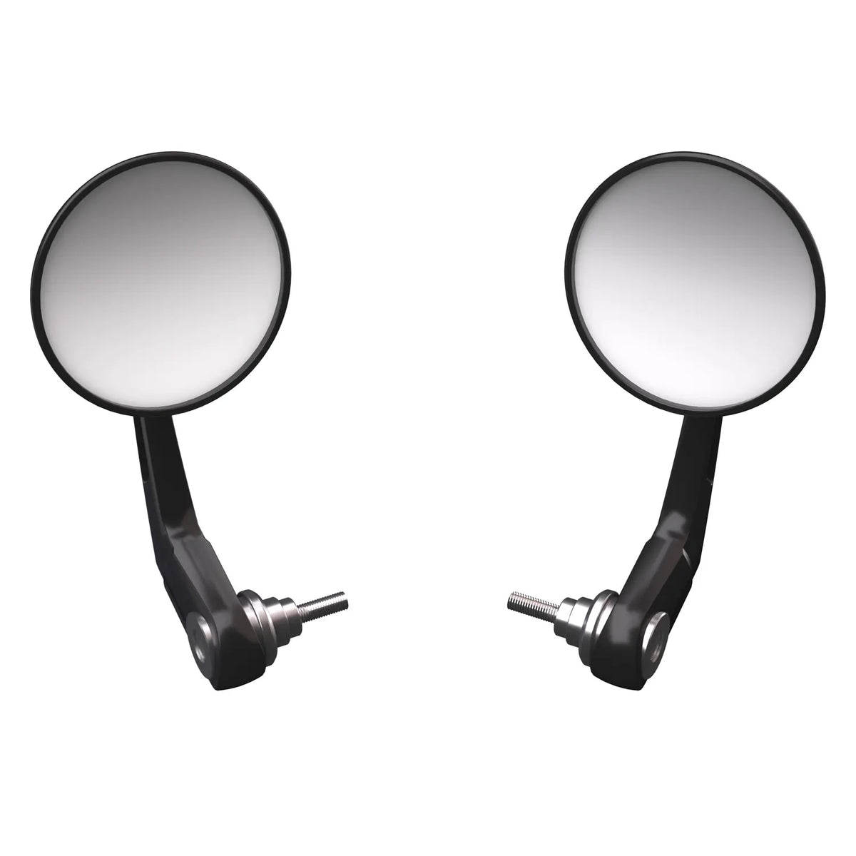 Bar End Mirrors in Black, Pair - image 2 of 4