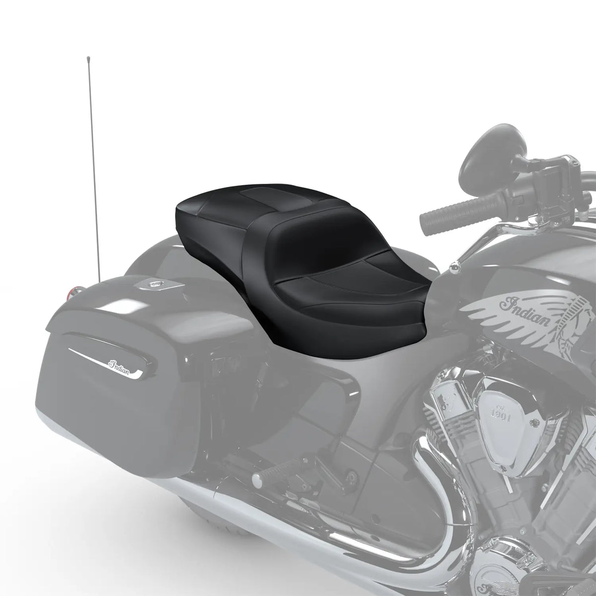 ClimaCommand Comfort+ Seat, RIDE COMMAND Enabled, Black - image 6 of 9