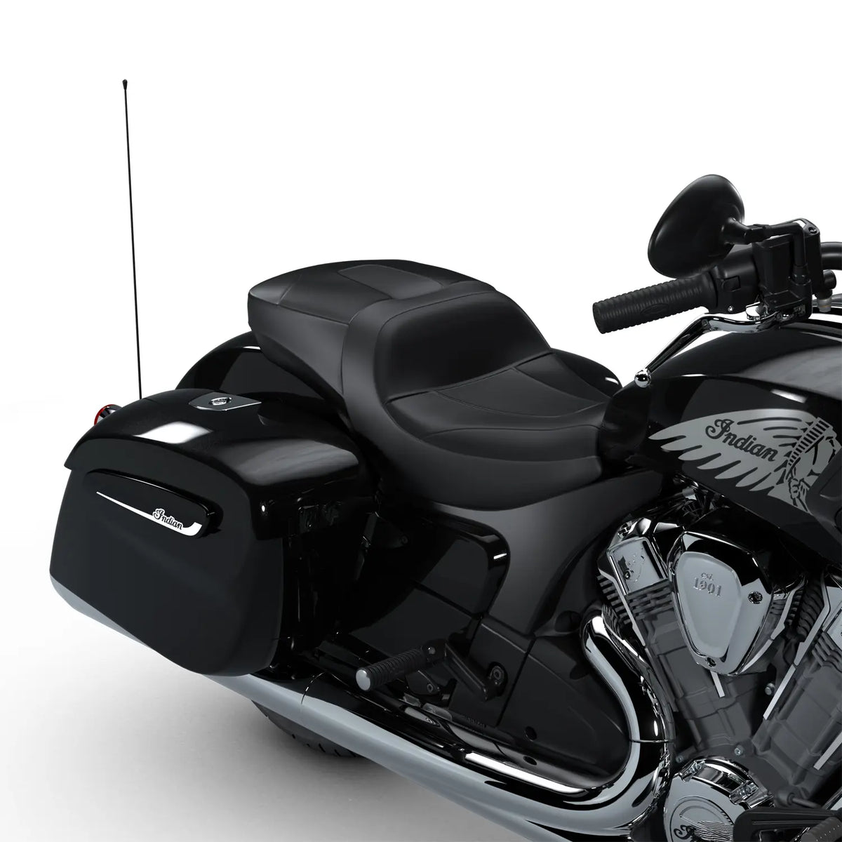 ClimaCommand Comfort+ Seat, RIDE COMMAND Enabled, Black - image 4 of 9