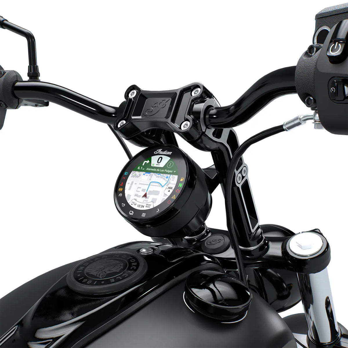 8" Pullback Moto Handlebar Risers (Non-Sport Models) - image 3 of 4
