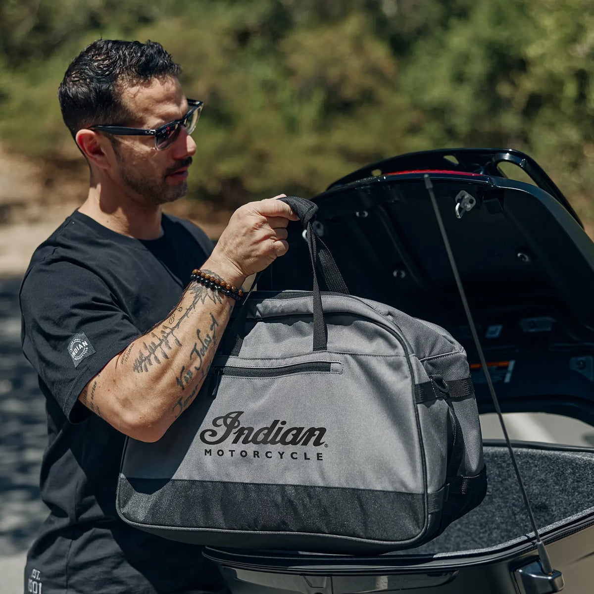 Spirit Lake Trunk Liner Travel Bag, Black & Gray - image 3 of 5