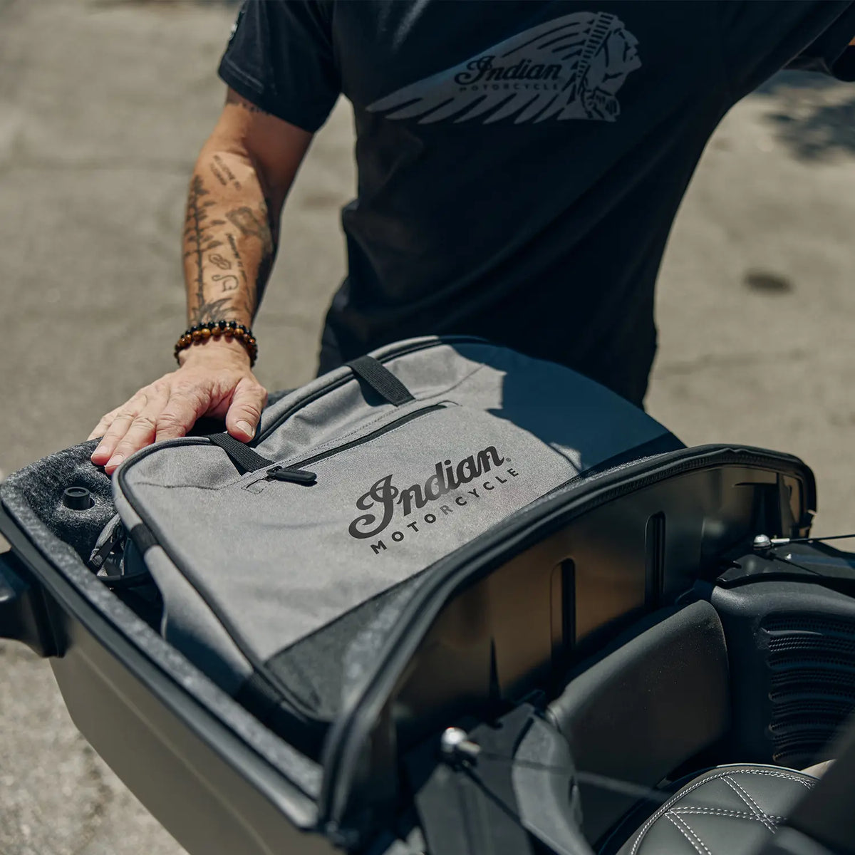 Spirit Lake Trunk Liner Travel Bag, Black & Gray - image 5 of 5