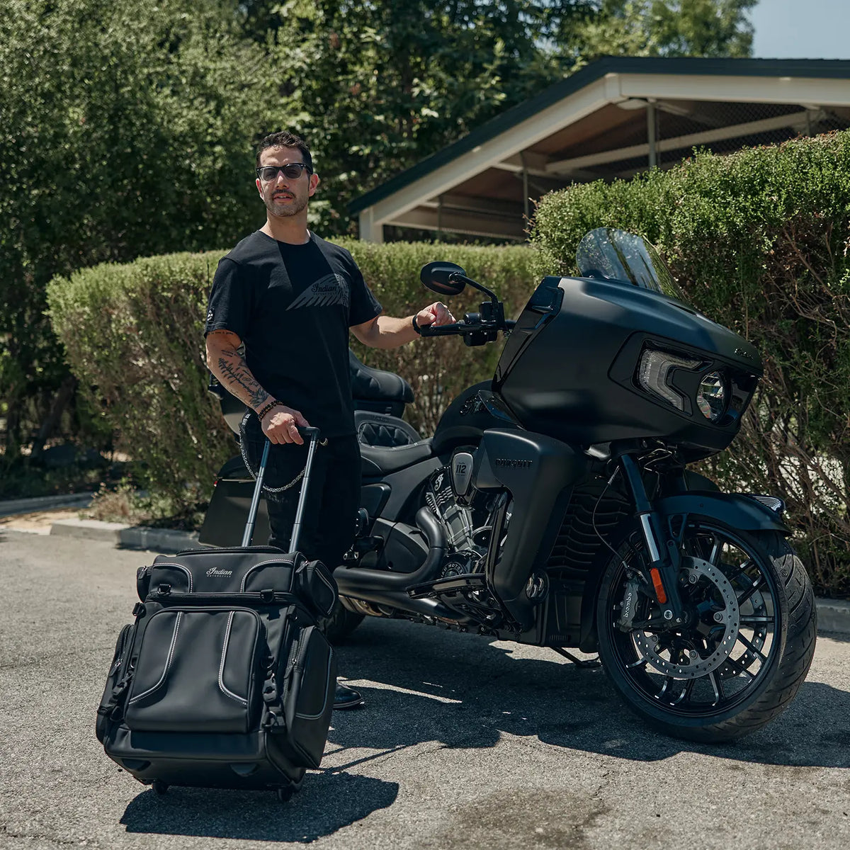 Spirit Lake Wheeled Touring Bag, Black & Gray - image 3 of 6