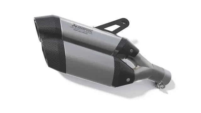 BMW Motorrad Titanium Double Sport Silencer, Titanium — 77115A82FC2
