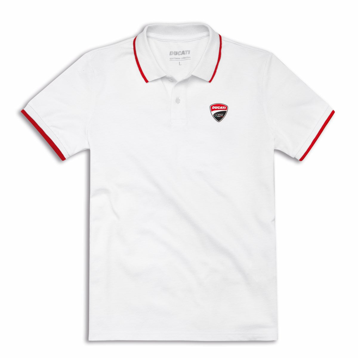 Ducati DC Logo polo — White