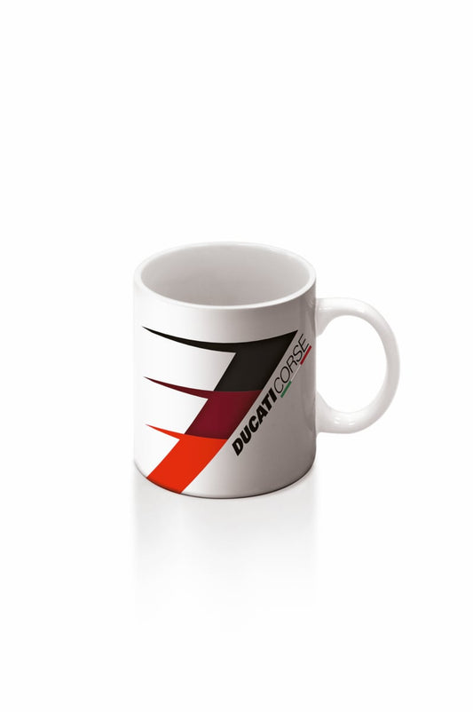 Ducati Corse DC White Ceramic Mug