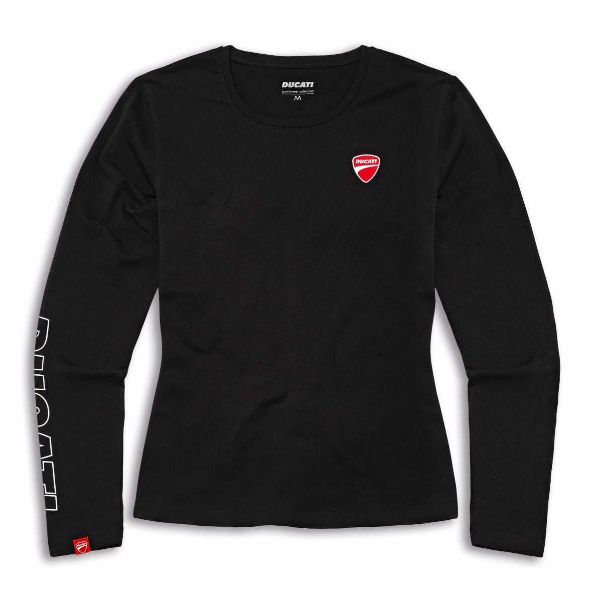 Ducati Woman's Ducati Logo Long-sleeved T-shirt — product view 1