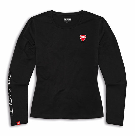 Ducati Woman's Ducati Logo Long-sleeved T-shirt — product view 1