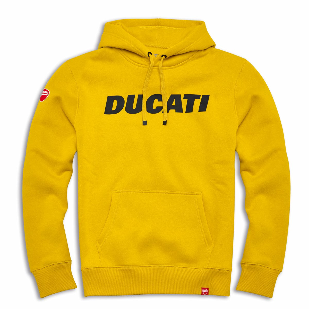 Ducati Men's Ducati Logo Hooded sweatshirt — Yellow — view 1