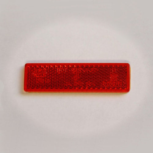 BMW Red Luggage Reflector — 63147671349
