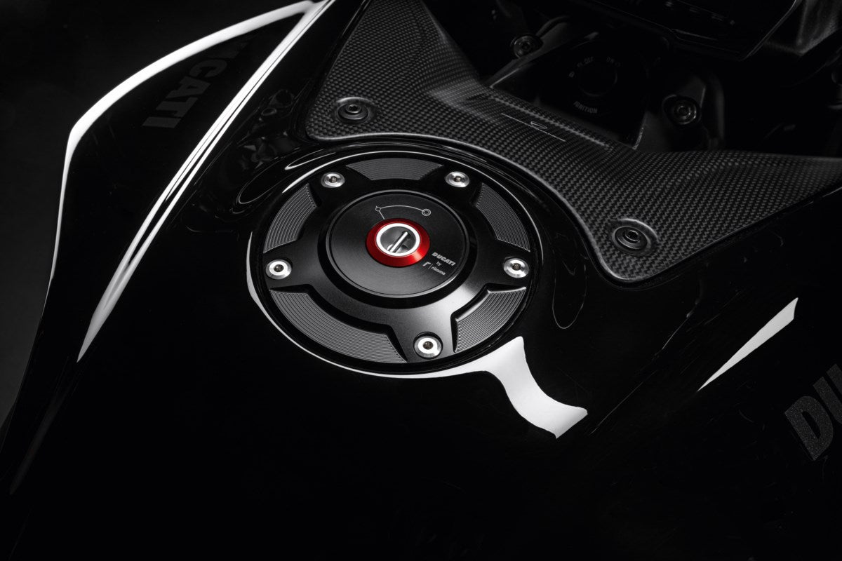 Ducati Billet aluminium tank cap — 97780052BA — OEM catalog gallery