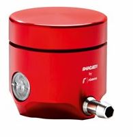 Ducati Rizoma Brake Fluid Reservoir — Red — 96180571AB