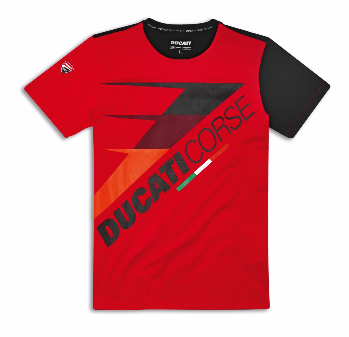 Ducati DC Speed Red/Black T-shirt — product view 1