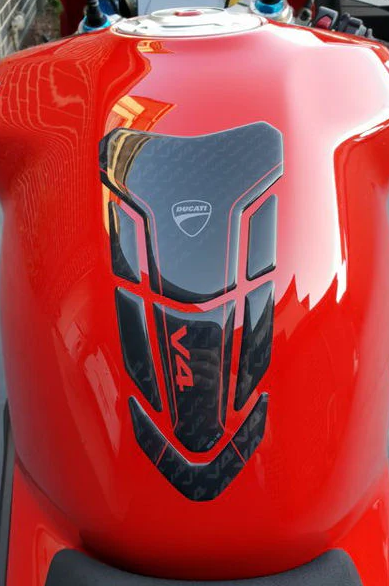 Ducati Adhesive Black Tank Pad V4