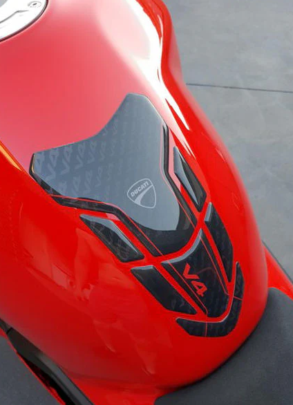 Ducati Adhesive Black Tank Pad V4