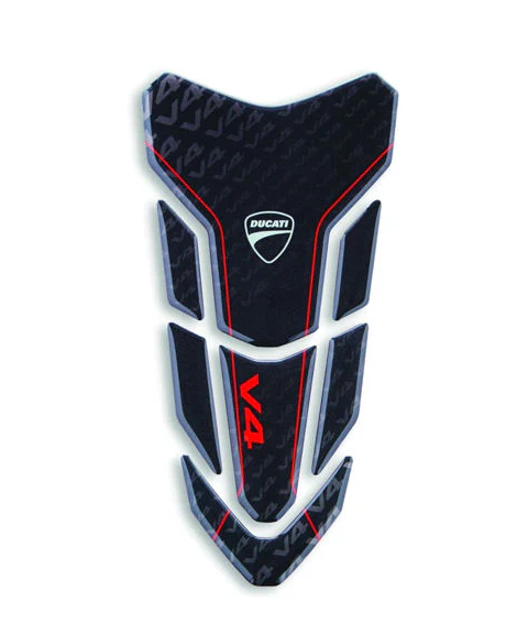 Ducati Adhesive Black Tank Pad V4
