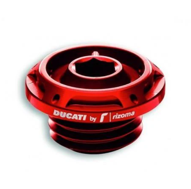 Ducati Performance Rizoma Billet Oil Filler Cap Plug Red 97380871AB