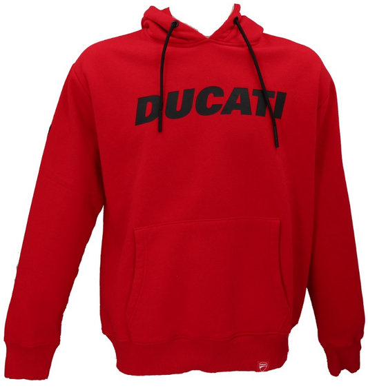 Ducati Logo Hooded Sweatshirt Red