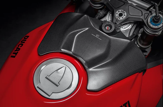 OEM 2025 Ducati Panigale V4 Carbon Tank Cover 96981821AA