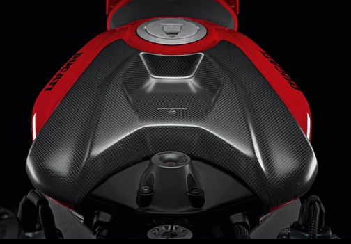 OEM 2025 Ducati Panigale V4 Carbon Tank Cover 96981821AA