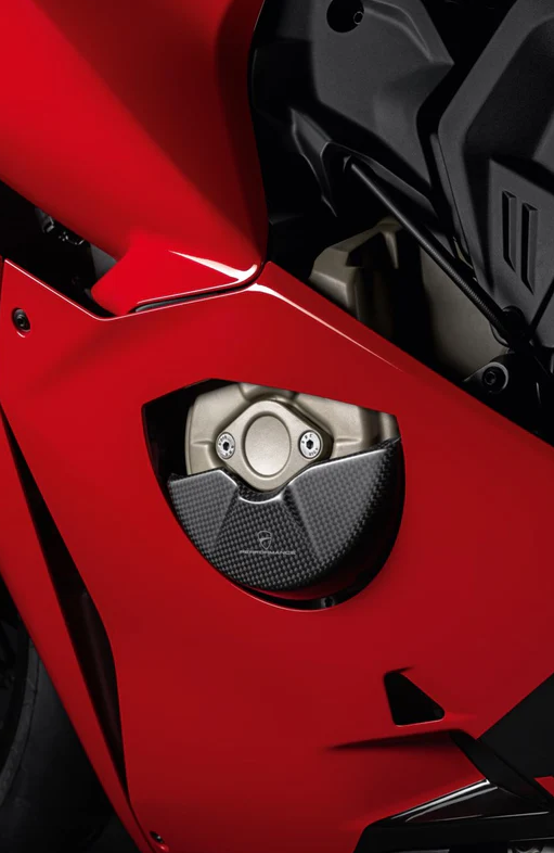 OEM Ducati 2025 Panigale V4 Carbon Protection for Generator Cover 96981921AA