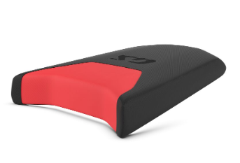 BMW R1300GS Adventure Sport Passenger Seat, Black/Red — part 52538829436; product photograph