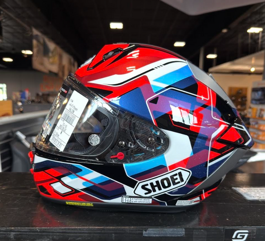 Shoei X-15 Valion Red Helmet — Standard